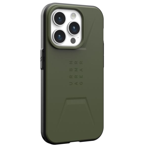 Civilian Backcover MagSafe für das iPhone 15 Pro - Olive Drab