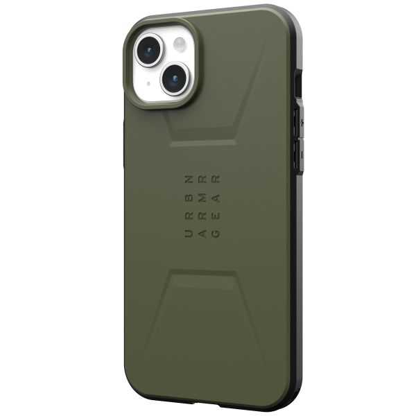 Civilian Backcover MagSafe für das iPhone 15 Plus - Olive Drab