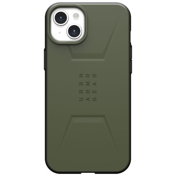 Civilian Backcover MagSafe für das iPhone 15 Plus - Olive Drab