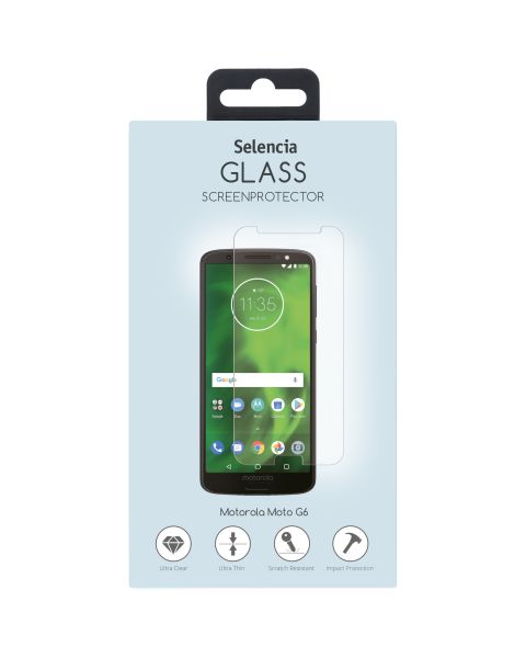 Displayschutz aus gehärtetem Glas für das Motorola Moto G6