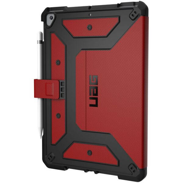 UAG Metropolis Bookcase iPad 10.2 (2019 / 2020 / 2021) - Rood / Rot / Red