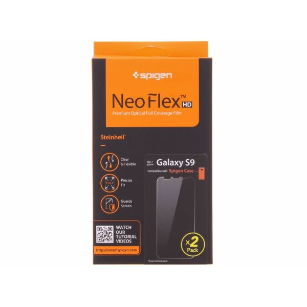 Spigen Neo Flex Screenprotector Duo Pack Samsung Galaxy S9