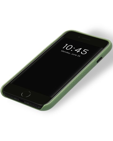 Selencia Gaia Slang Backcover iPhone SE (2022 / 2020) / 8 / 7 / 6(s) - Groen / Grün  / Green