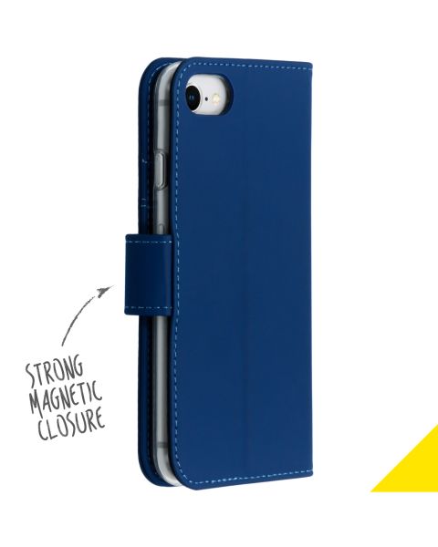 Wallet Softcase Booktype iPhone SE (2020) / 8 / 7 / 6(s) - Blauw / Blue