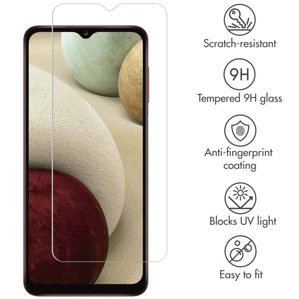 Displayschutz aus gehärtetem Glas für das Samsung Galaxy A04(s) / A12 / A32 (5G) / A13 (5G/4G)