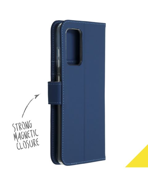 Accezz Wallet Softcase Booktype Samsung Galaxy A72 - Donkerblauw / Dunkelblau  / Dark blue