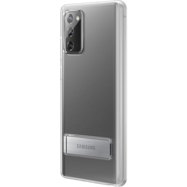 Samsung Clear Standing Backcover Galaxy Note 20 - Transparant