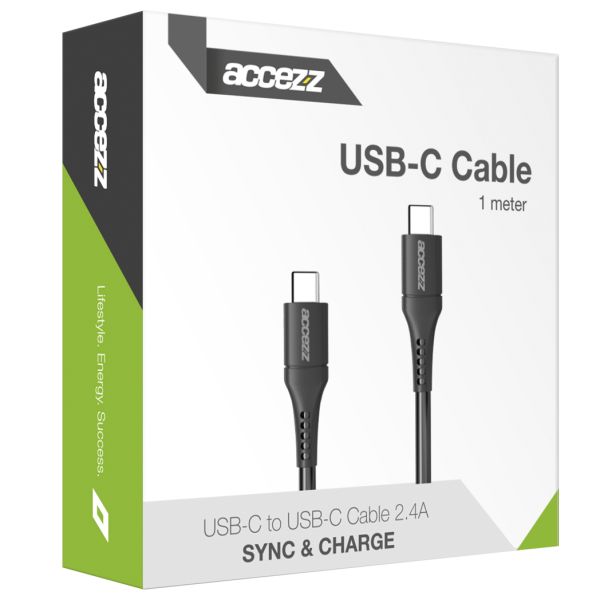 USB-C- auf USB-C-Kabel - 1 m - Schwarz