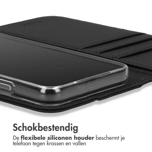 Accezz Wallet Softcase Bookcase Xiaomi Mi 10 Lite - Zwart / Schwarz / Black