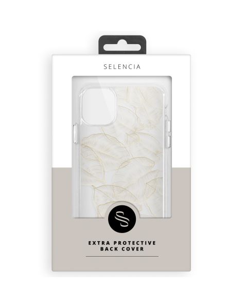 Selencia Zarya Fashion Extra Beschermende Backcover Samsung Galaxy A22 (5G) - Gold Botanic