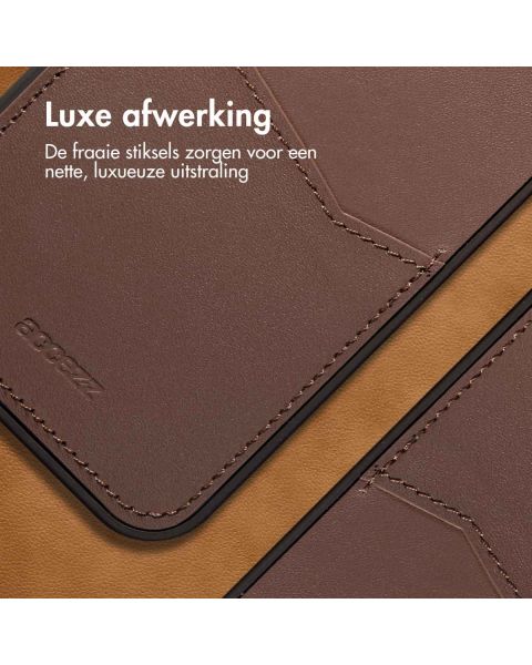 Accezz Premium Leather Card Slot Backcover iPhone 13 - Bruin / Braun  / Brown
