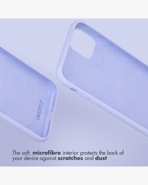 Liquid Silikoncase für das iPhone 14 Pro Max - Violett