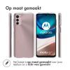 Accezz Clear Backcover Motorola Moto G42 - Transparant / Transparent