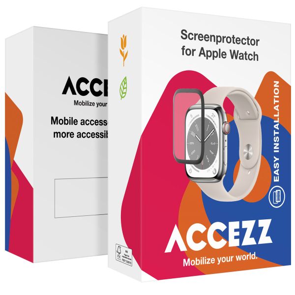 Displayschutzfolie mit Applikator für die Apple Watch Series 7-9 - 45 mm