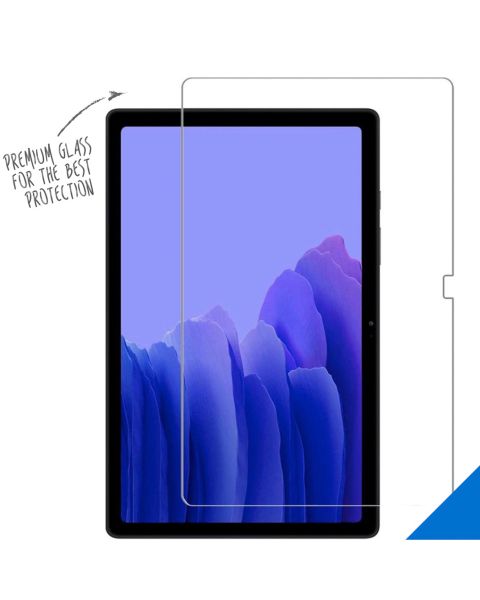 Premium Glass Screenprotector Samsung Galaxy Tab A7 - Zwart