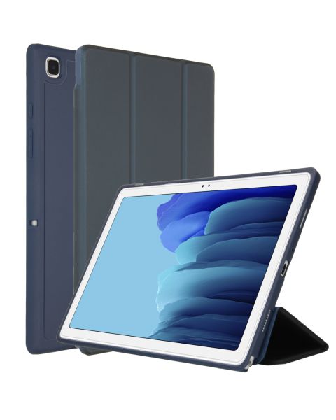 Smart Silicone Klapphülle für das Samsung Galaxy Tab A7 - Dunkelblau