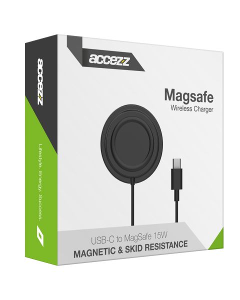 MagSafe Wireless Charger auf USB-C-Kabel - MagSafe Ladegerät - Rutschfest - Schwarz