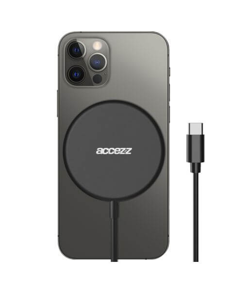 MagSafe Wireless Charger - MagSafe Ladegerät mit USB-C-Anschluss - 15 Watt - Schwarz