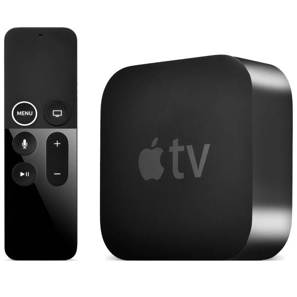 Apple TV | 4K HDR | 64GB Flash-Speicher | Medienstreamer | Schwarz