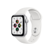 Refurbished Apple Watch Serie SE | 40mm | Aluminium Silber | Weißes Sportarmband | GPS | WiFi