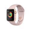 Refurbished Apple Watch Serie 3 | 38mm | Aluminium Gold | Rosa Sportarmband | GPS | WiFi + 4G