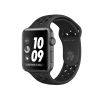 Refurbished Apple Watch Serie 3 | 42mm | Aluminium Spacegrau | Schwarzes Sportarmband | Nike+ | GPS | WiFi