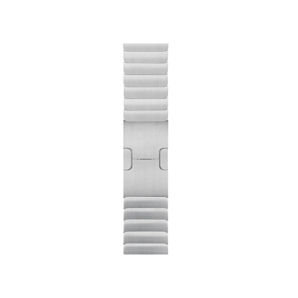 Refurbished Apple Watch Serie 5 | 44mm | Stainless Steel Silber | Silbernes Gliederarmband | GPS | WiFi