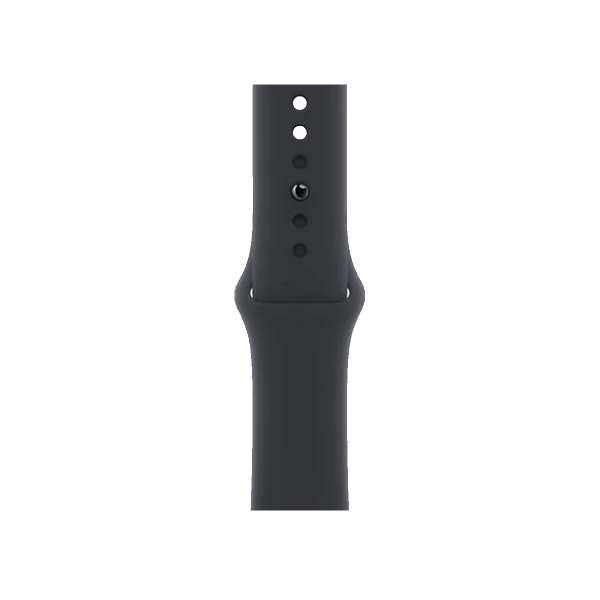 Refurbished Apple Watch Series 5 | 44mm | Titanium Silber | Schwarzes Sportarmband | GPS | WiFi + 4G