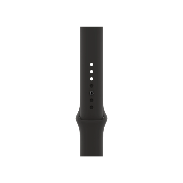 Refurbished Apple Watch Serie 6 | 40mm | Aluminium Gold | Schwarzes Sportarmband | GPS | WiFi