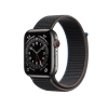 Refurbished Apple Watch Serie 6 | 44mm | Stainless Steel Graphit | Charcoal Sport Loop | GPS | WiFi + 4G