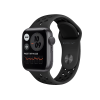 Refurbished Apple Watch Serie 6 | 40mm | Aluminium Spacegrau | Schwarzes Nike Sportarmband | GPS | WiFi