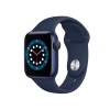 Refurbished Apple Watch Serie 6 | 40mm | Aluminium Blau | Blaues Sportarmband | GPS | WiFi