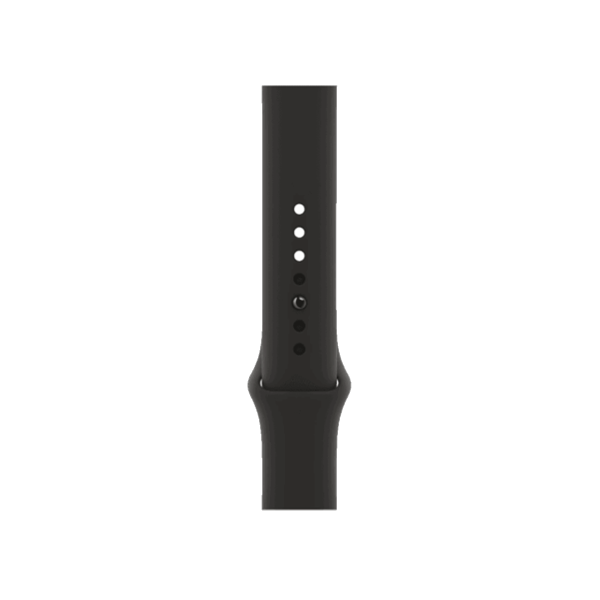 Refurbished Apple Watch Serie 7 | 41mm | Aluminium Mitternachtsblau | Schwarzes Sportarmband | GPS | WiFi