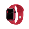 Refurbished Apple Watch Serie 7 | 41mm | Aluminum Rot | Rotes Sportarmband | GPS | WiFi