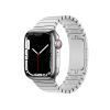 Refurbished Apple Watch Serie 7 | 41mm | Stainless Steel Silber | Silbernes Gliederarmband | GPS | WiFi + 4G