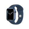 Refurbished Apple Watch Series 7 | 45mm | Aluminium Case Blauw | Blauw sportbandje | GPS | WiFi