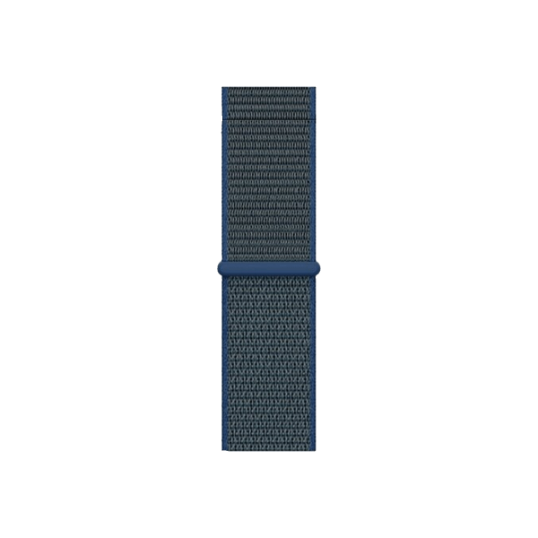 Refurbished Apple Watch Serie 7 | 45mm | Aluminium Mitternachtsblau | Blaues Sports Loop | GPS | WiFi + 4G