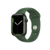 Refurbished Apple Watch Serie 7 | 45mm | Aluminium Grün | Grünes Sportarmband | GPS | WiFi + 4G