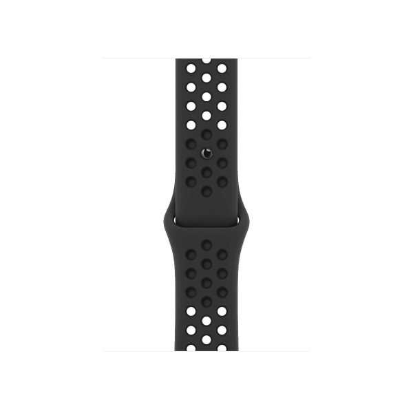 Refurbished Apple Watch Serie 7 | 45mm | Aluminium Mitternachtsblau | Schwarzes Nike Sportarmband | GPS | WiFi