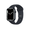 Refurbished Apple Watch Serie 7 | 45mm | Aluminium Mitternachtsblau | Mitternachtsblaues Sportarmband | GPS | WiFi + 4G