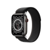 Refurbished Apple Watch Serie 7 | 45mm | Titan Space Schwarz | Grau/Schwartz Trail Armband | GPS | WiFi + 4G