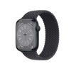  Refurbished Apple Watch Serie 8 | 45mm | Aluminium Mitternachtsblau | Mitternachtsblaues Geflochtenes Solo Loop | GPS | WiFi + 4G
