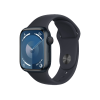 Refurbished Apple Watch Serie 9 | 41mm | Aluminium Mitternacht | Mitternacht Sportarmband M/L | GPS | WiFi