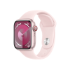 Refurbished Apple Watch Serie 9 | 41mm | Aluminium Rosa | Rosa Sportarmband S/M | GPS | WiFi + 4G