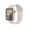 Refurbished Apple Watch Serie 9 | 41mm | Aluminium Polarstern | Polarstern Sportarmband S/M | GPS | WiFi + 4G