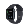 Refurbished Apple Watch Serie SE 2022 | 44mm | Aluminium Mitternachtsblau | Mitternachtsblaues Sportarmband | GPS | WiFi 