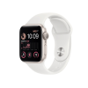 Refurbished Apple Watch Serie SE 2022 | 40mm | Aluminium Starlight Weiß | Weißes Sportarmband | GPS | WiFi + 4G