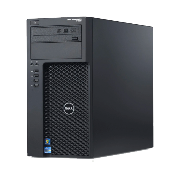 Dell Precision T1700MT | 1. Generation E3 | 256-GB-SSD | 8GB RAM | NVIDIA Quadro K600 | DVD