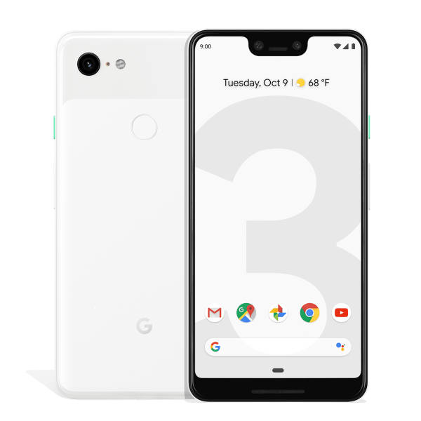 Refurbished Google Pixel 3 XL | 64GB | Weiß