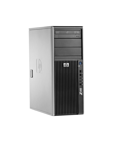 HP Workstation Z400 Tower | Intel Xeon W3520 | 250 GB SSD | 8 GB RAM | NVIDIA Quadro NVS 295 | Windows 10 Pro | DVD
